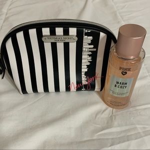 Victoria’s Secret Warm & Cozy Shimmer Makeup Bag Bundle